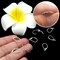 8pcs 925 Sterling Silver Leverback French Earring Hooks 10x16mm Hypo Allergenic Interchangeable Dangle Ear Wire Findings for Jewelry Making